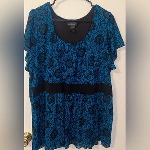 Lane Bryant Blouse. Can be Dressed Up or Dressed Casual. Very Flattering.